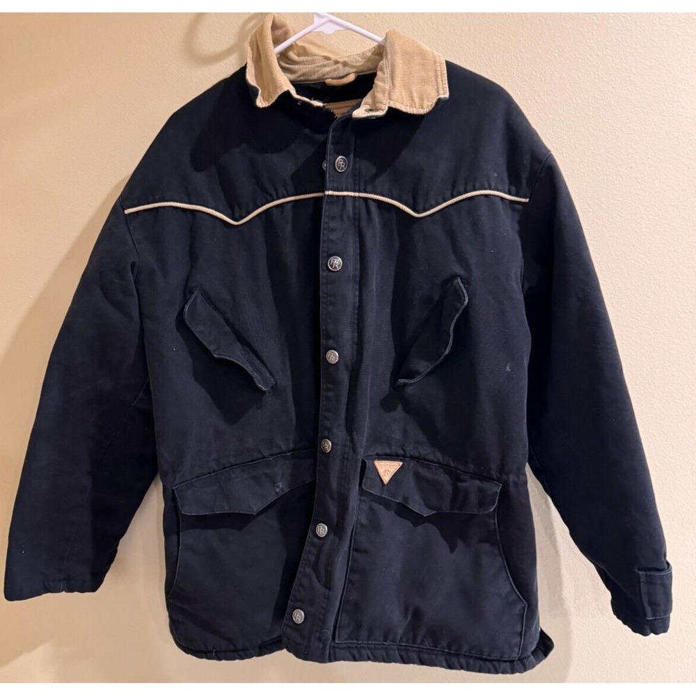 Men's POWDER RIVER OUTFITTERS Panhandle Slim Canvas Ranch Barn Work Coat Size S